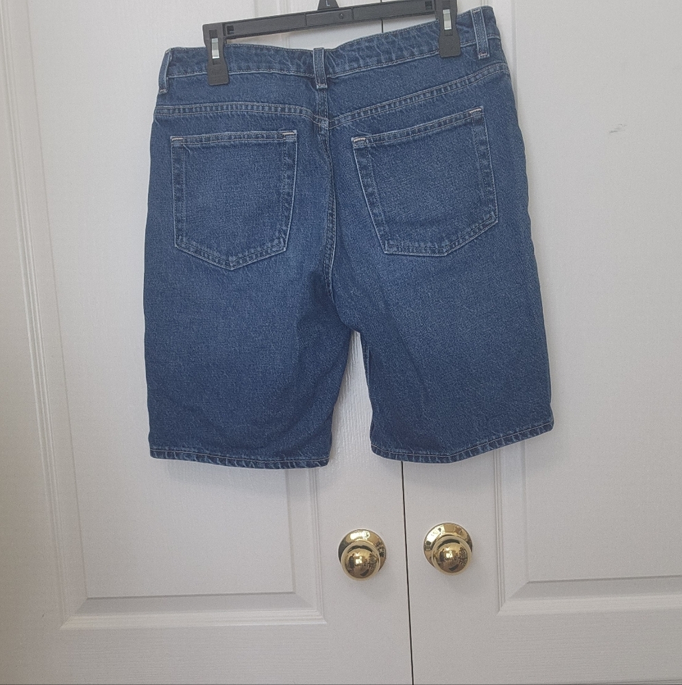 Classic Blue Denim Shorts